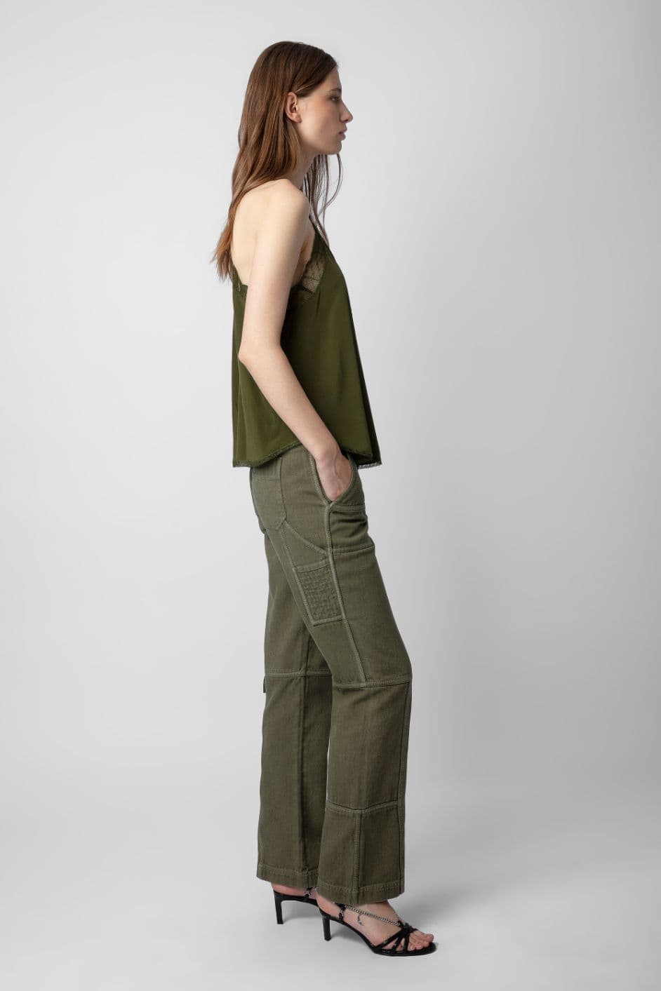  [NAME] Camisole kaki women | Zadig&Voltaire Lebanon