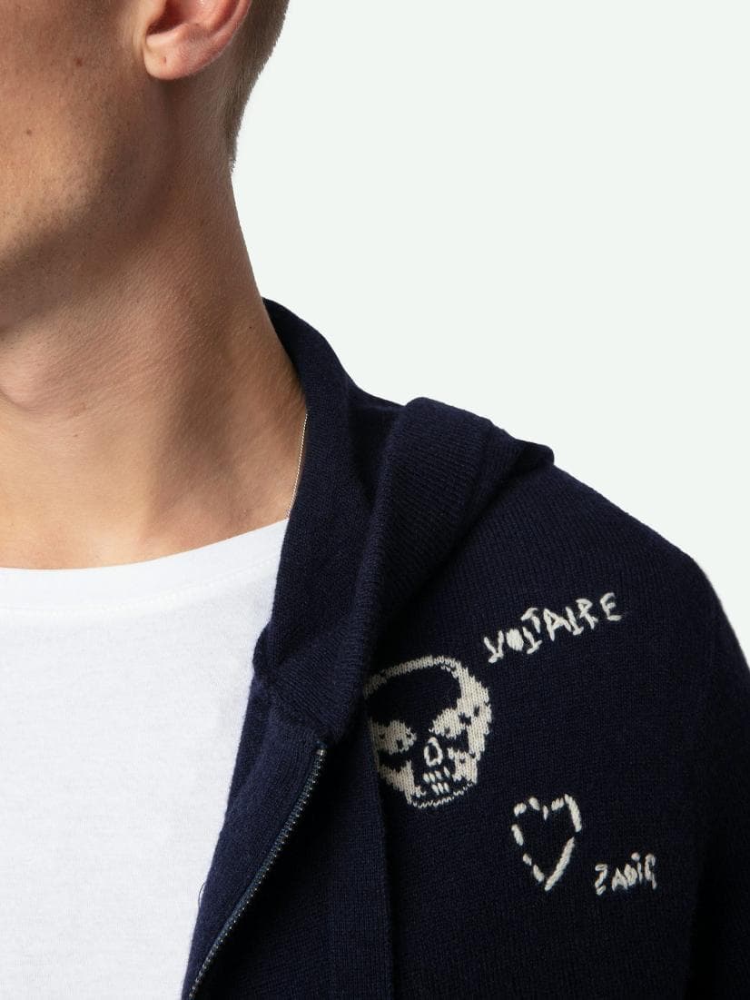  [NAME] cardigan blue men | Zadig&Voltaire Lebanon