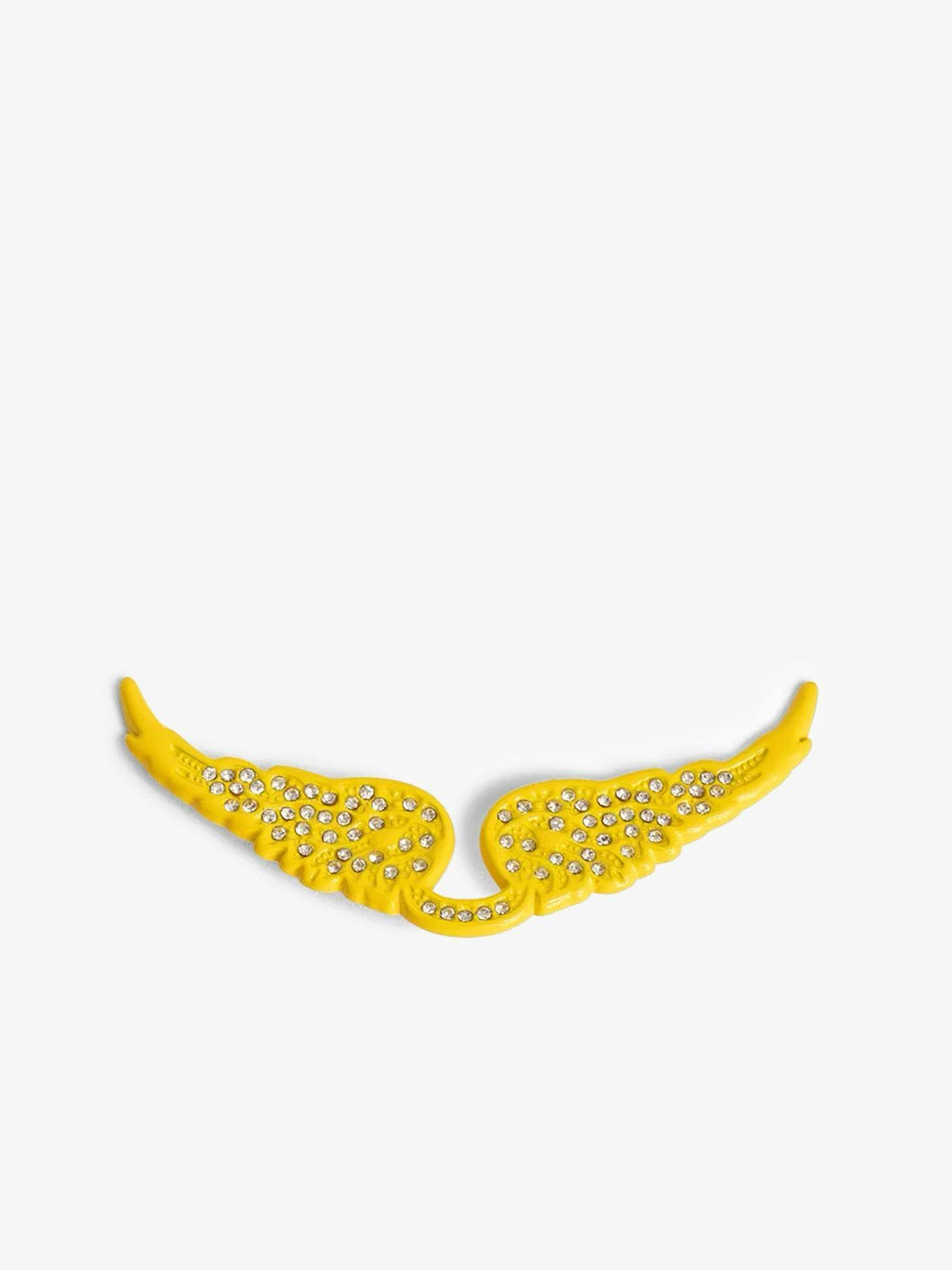 Swing Your Wings Charm Strass