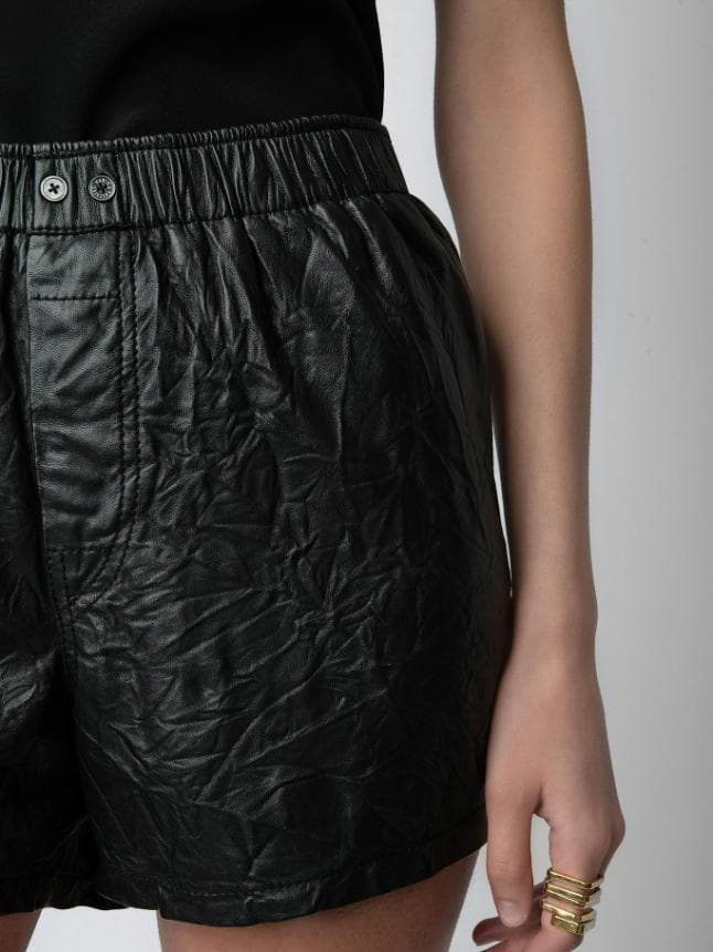 Pax Leather Shorts
