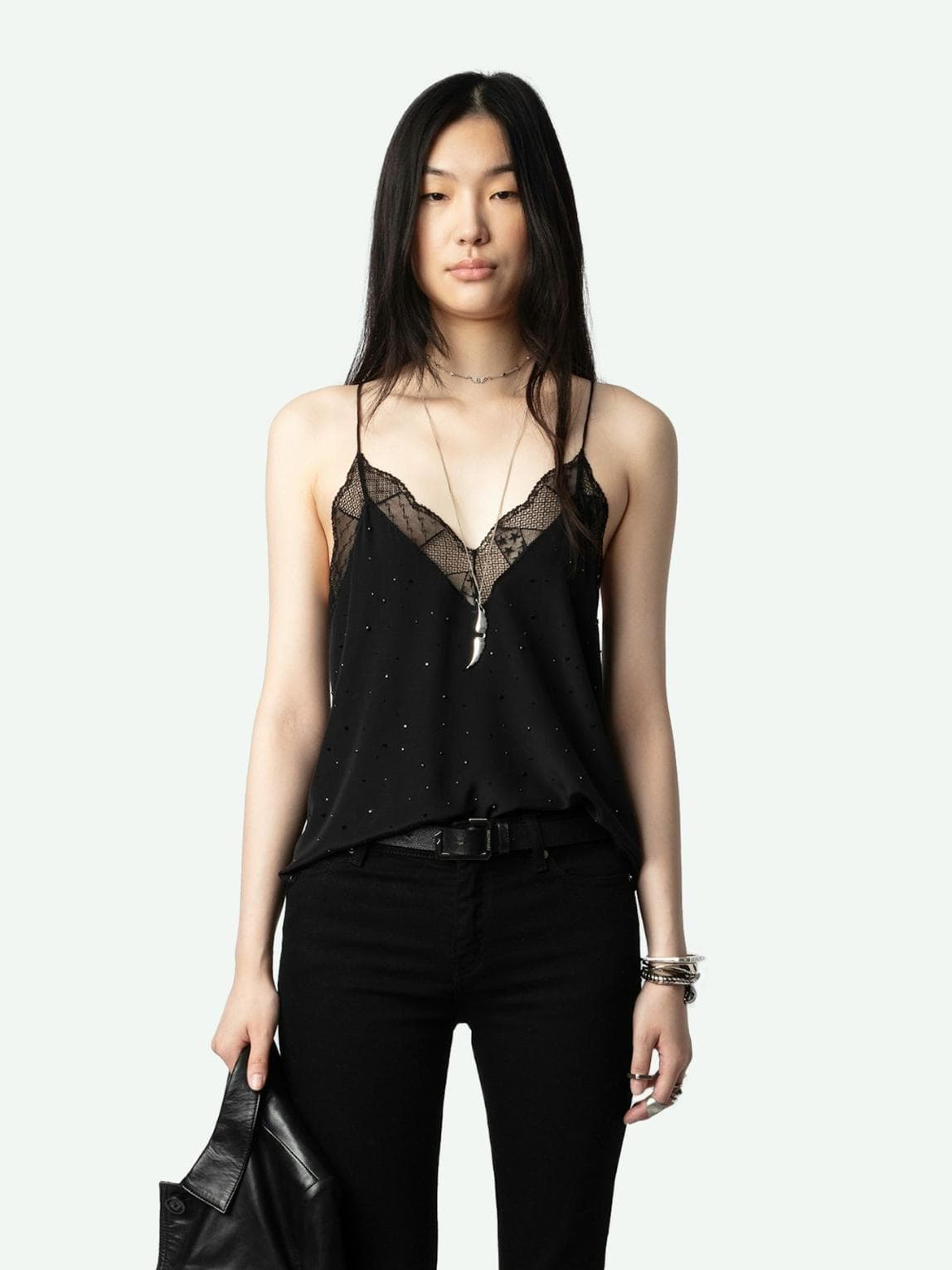 Christy Diamante Silk Camisole