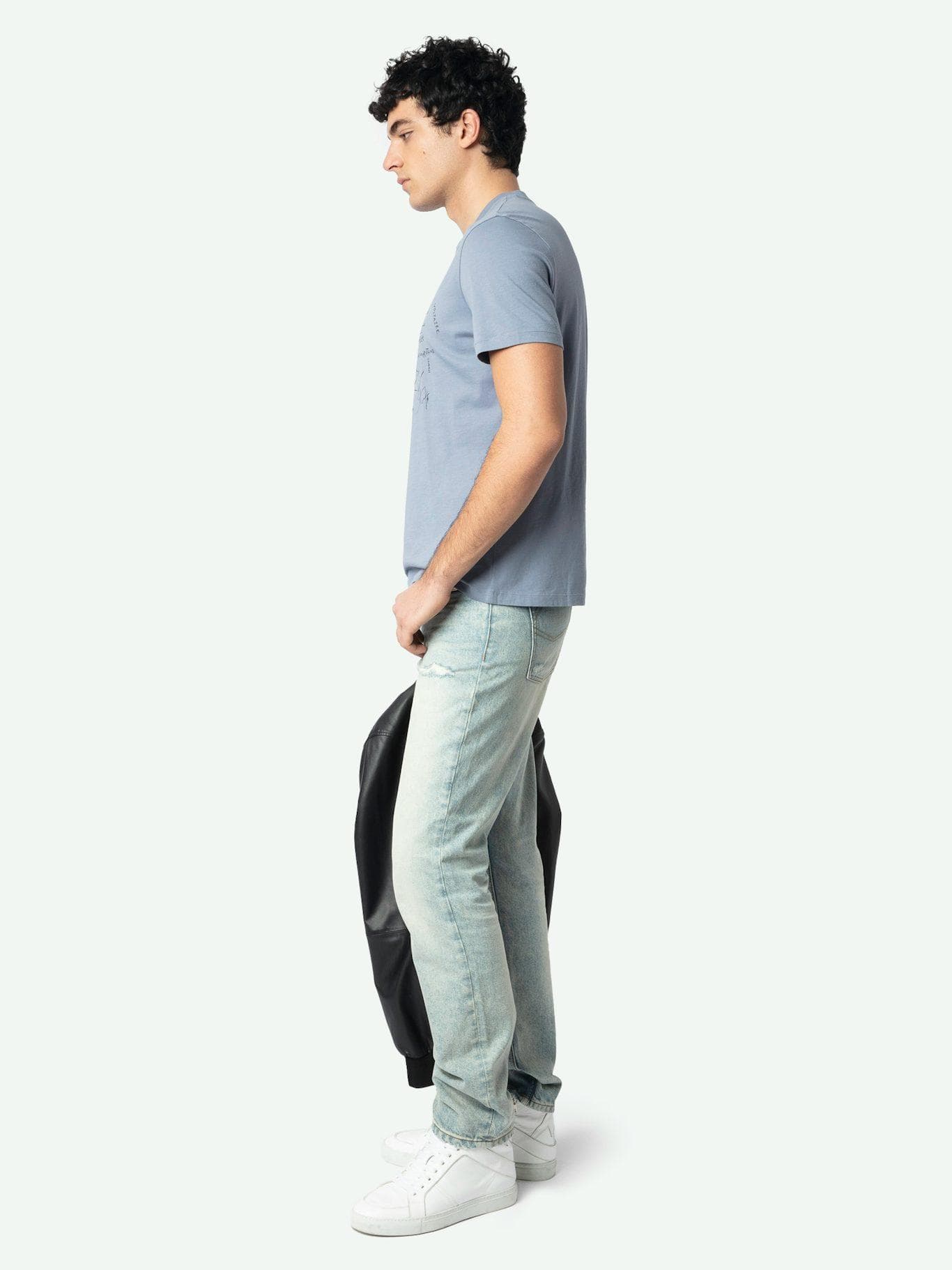  [NAME] T-shirt blue men | Zadig&Voltaire Lebanon