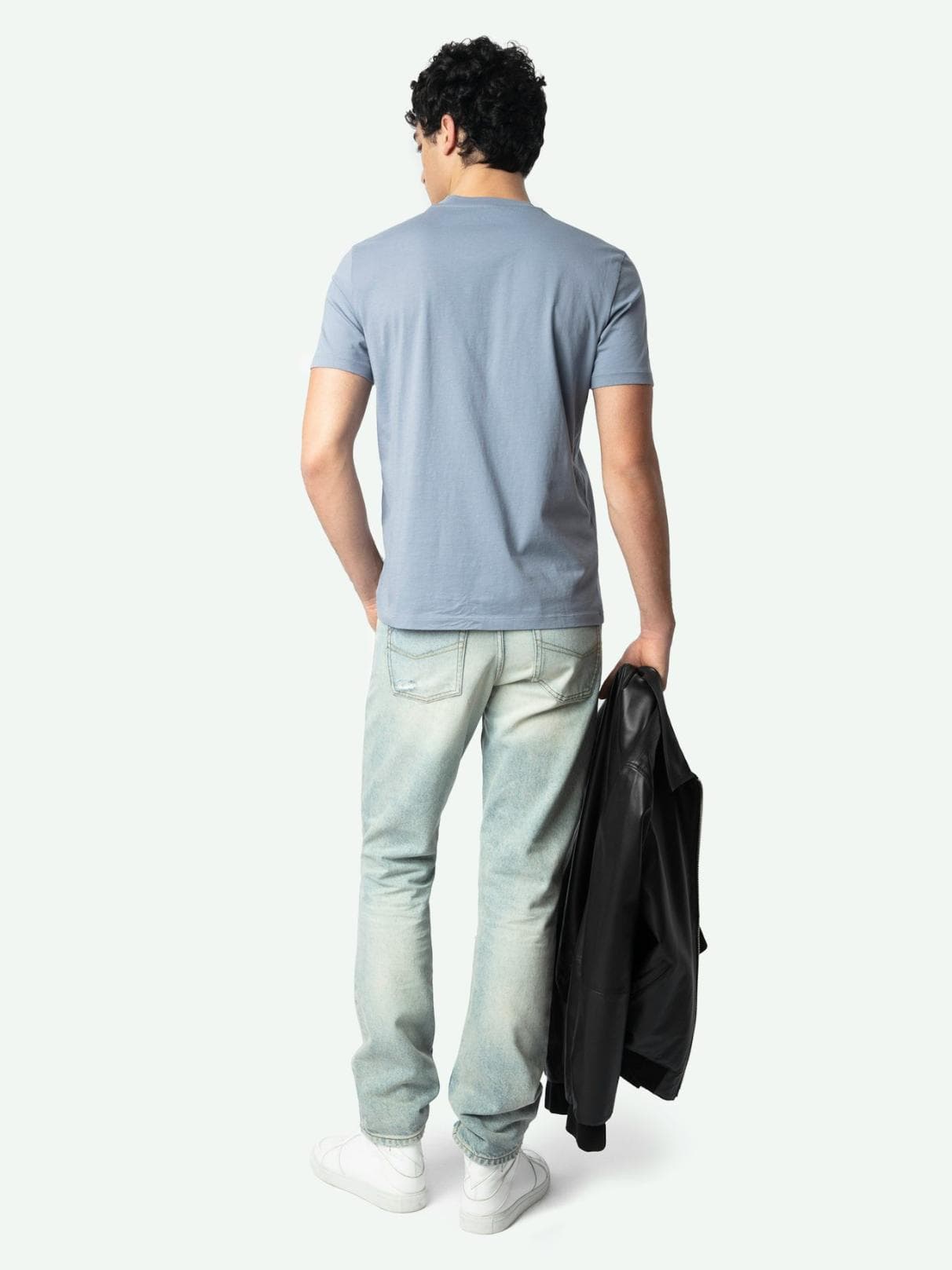  [NAME] T-shirt blue men | Zadig&Voltaire Lebanon