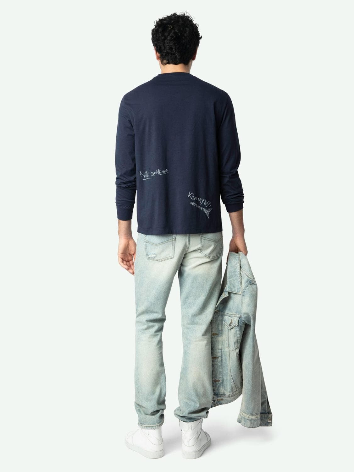  [NAME] t-shirt blue men | Zadig&Voltaire Lebanon