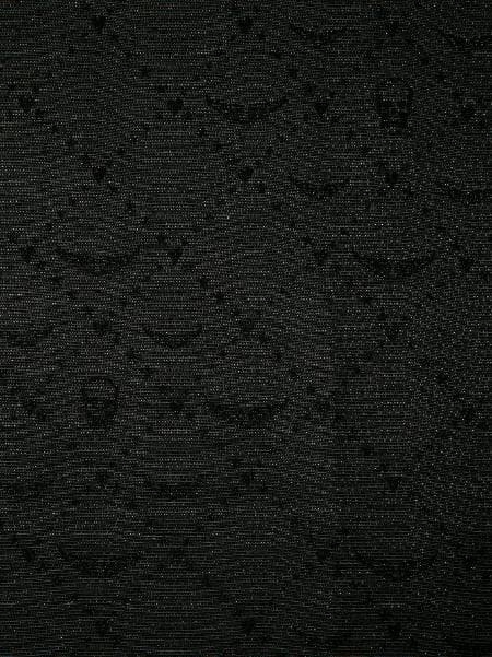 Glenn Monogram Metallic Scarf