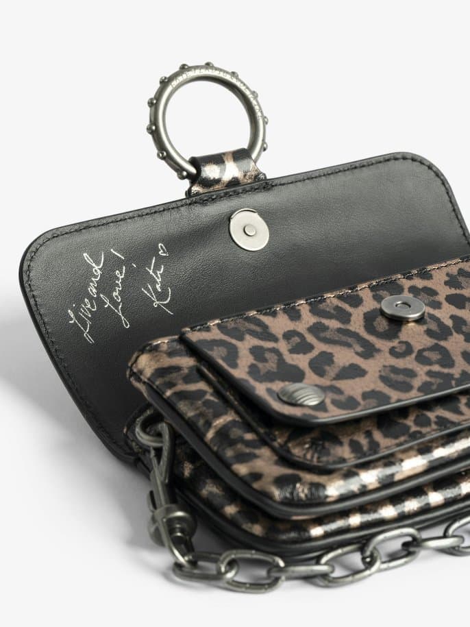 Kate Wallet Metal Leopard Bag