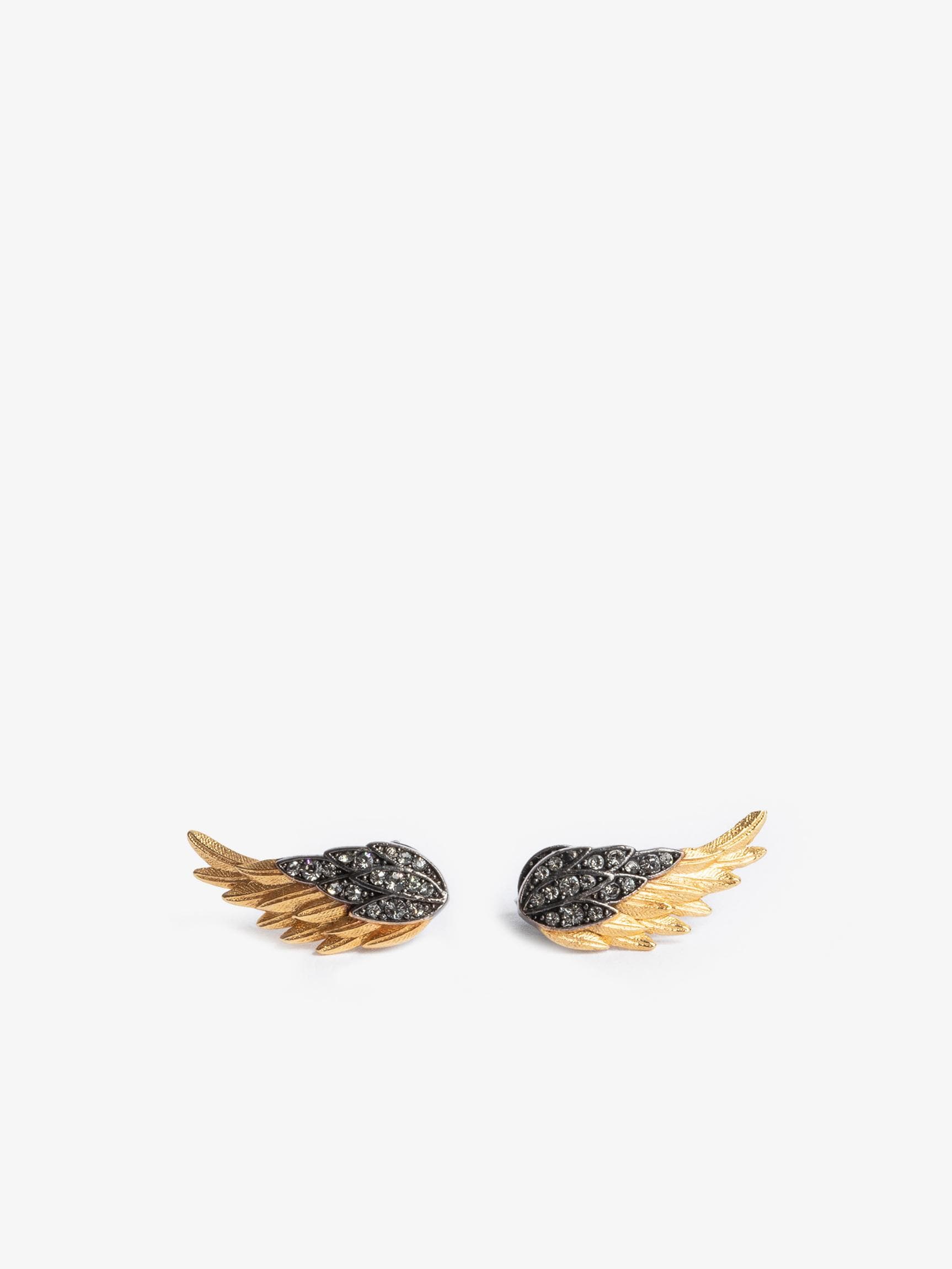 Rock Feather Earrings