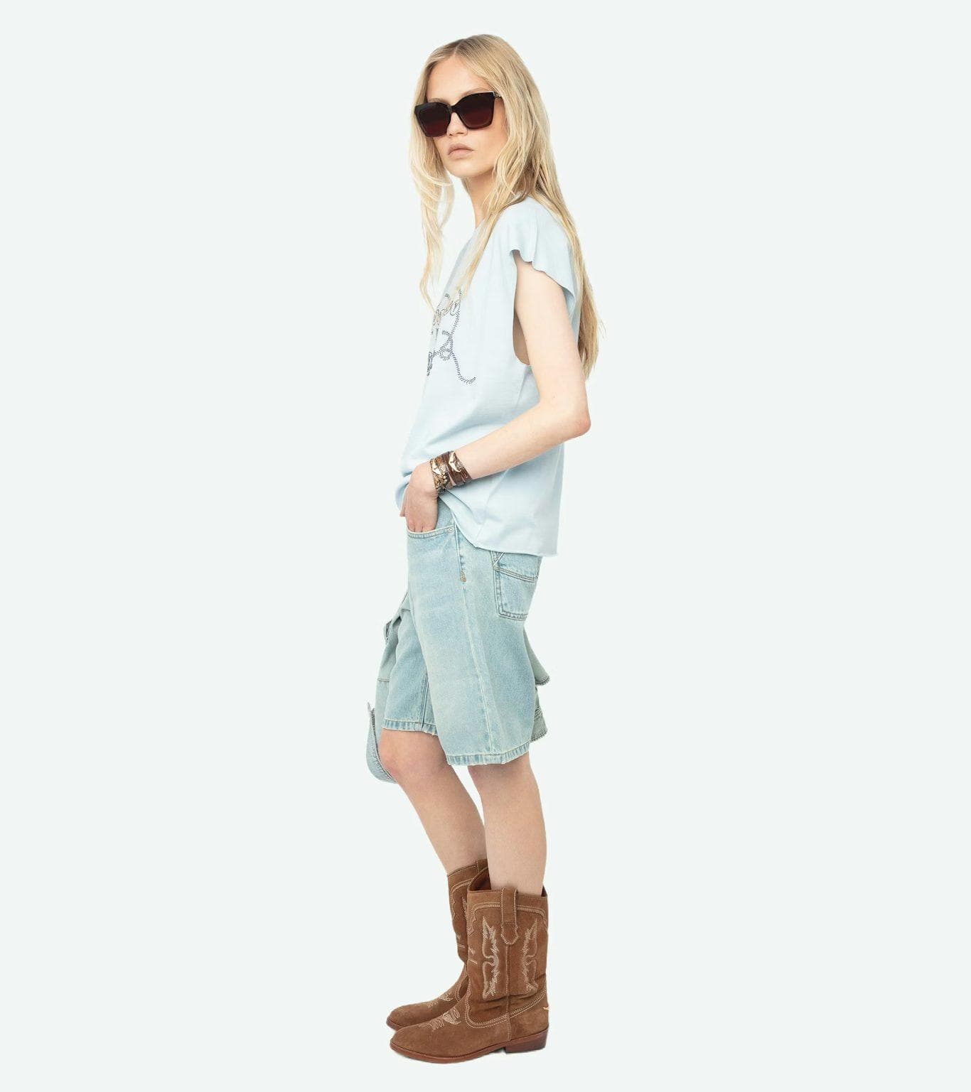  [NAME] Tank top blue women | Zadig&Voltaire Lebanon