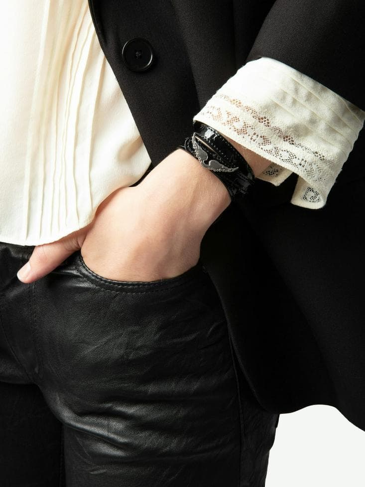 Rock Leather Bracelet