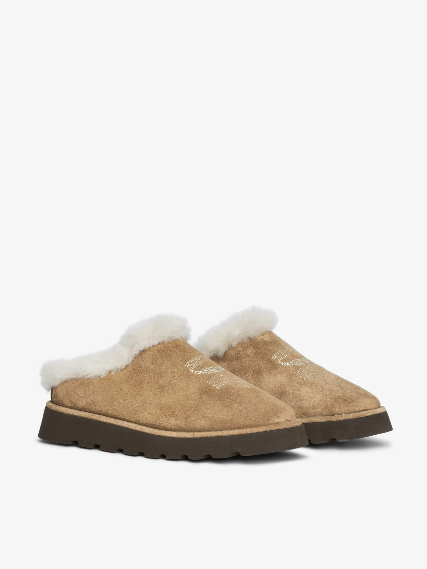 Teddy Shearling Mules