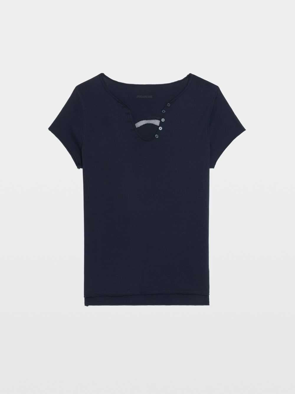 Fishnet Henley T-shirt