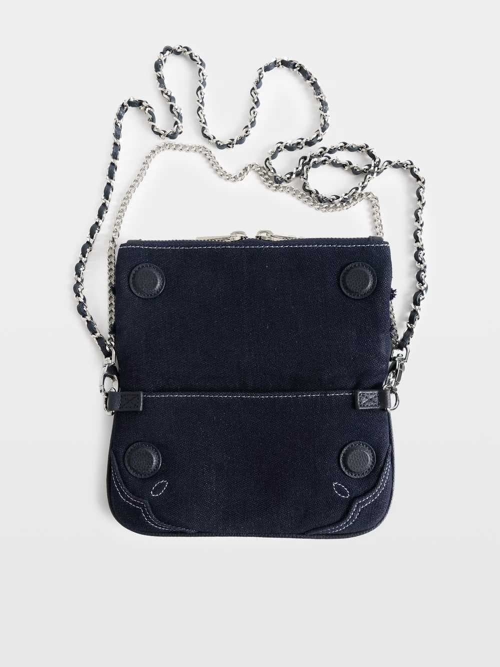 Rock Mini Clutch Denim