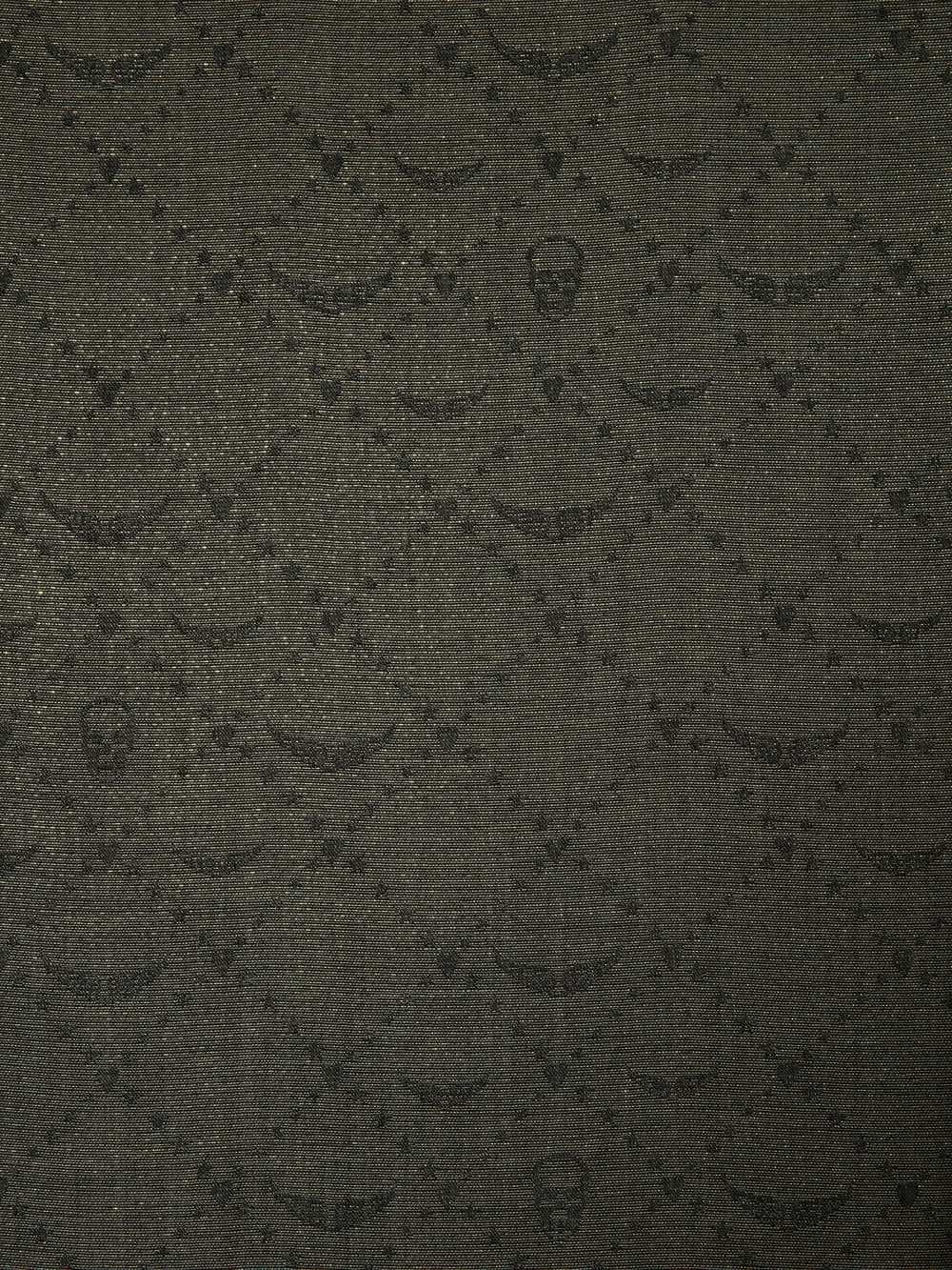 Glenn Monogram Metallic Scarf