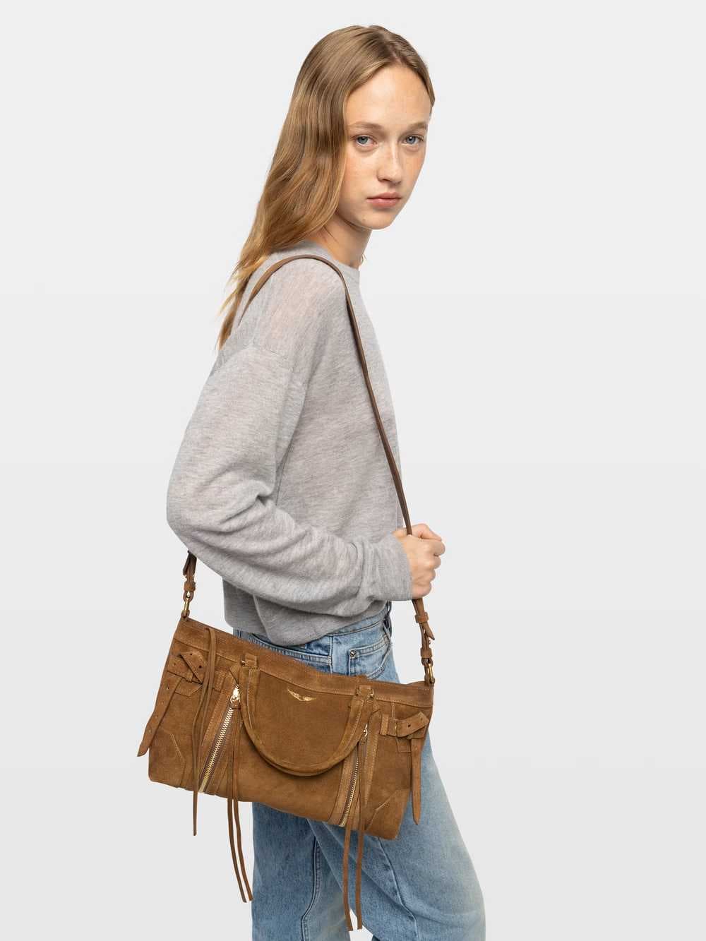 Madison Small Suede Bag