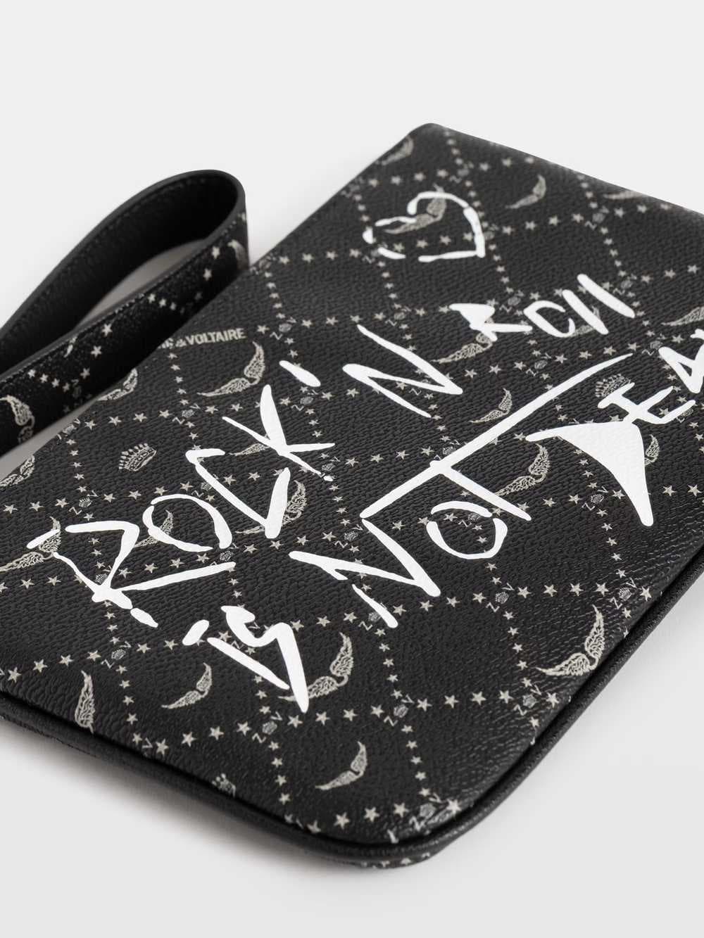 Z Pouch Monogram Arty Tag Clutch