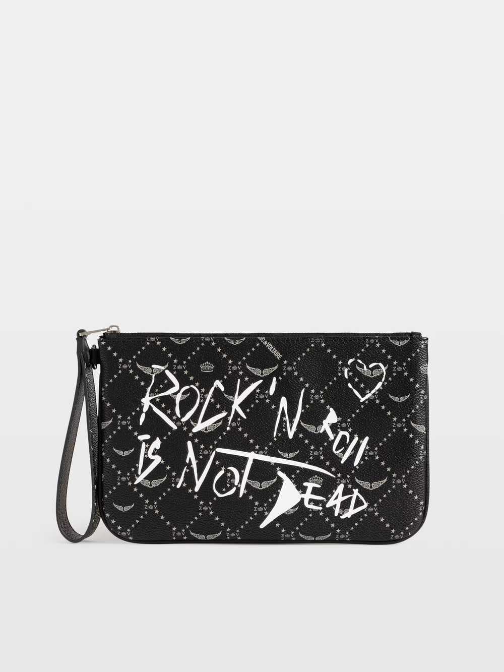 Z Pouch Monogram Arty Tag Clutch