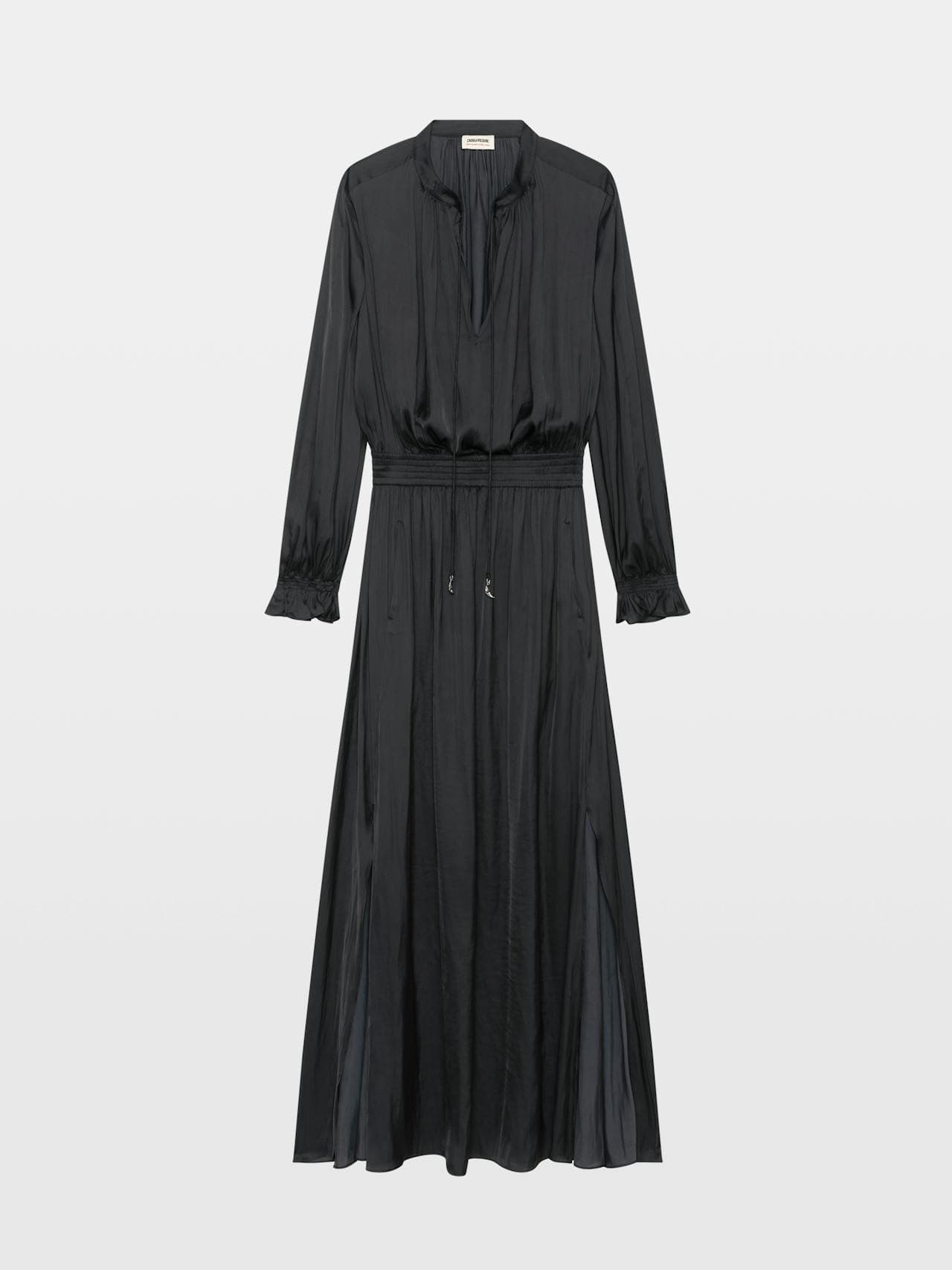 Rayado Satin Dress