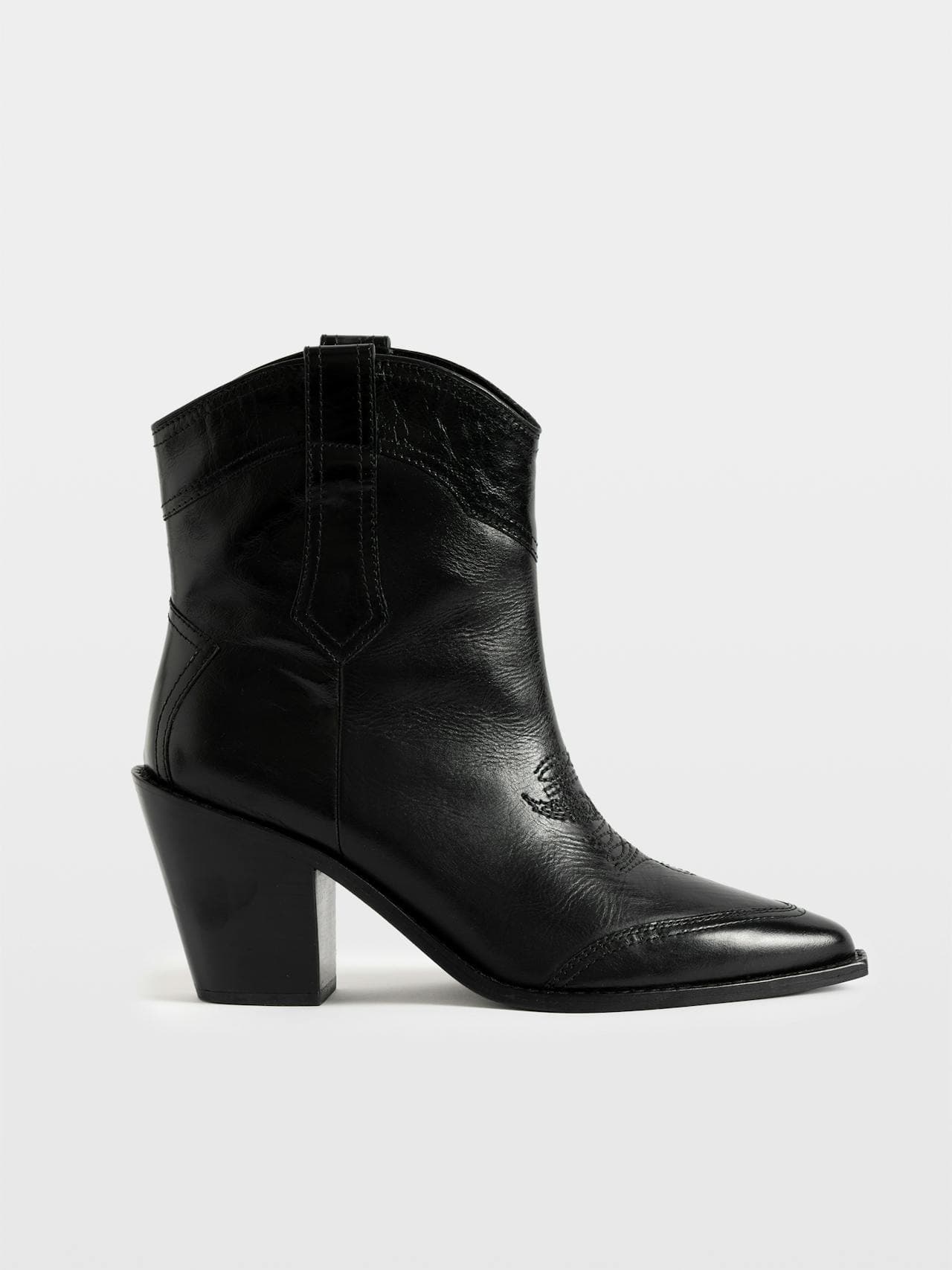 Cara Vintage Patent Boots