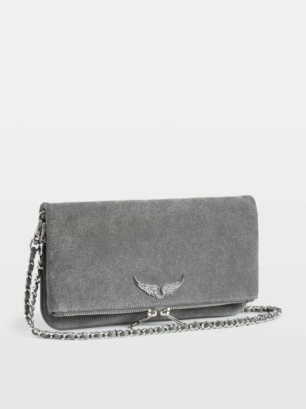Rock Suede Clutch