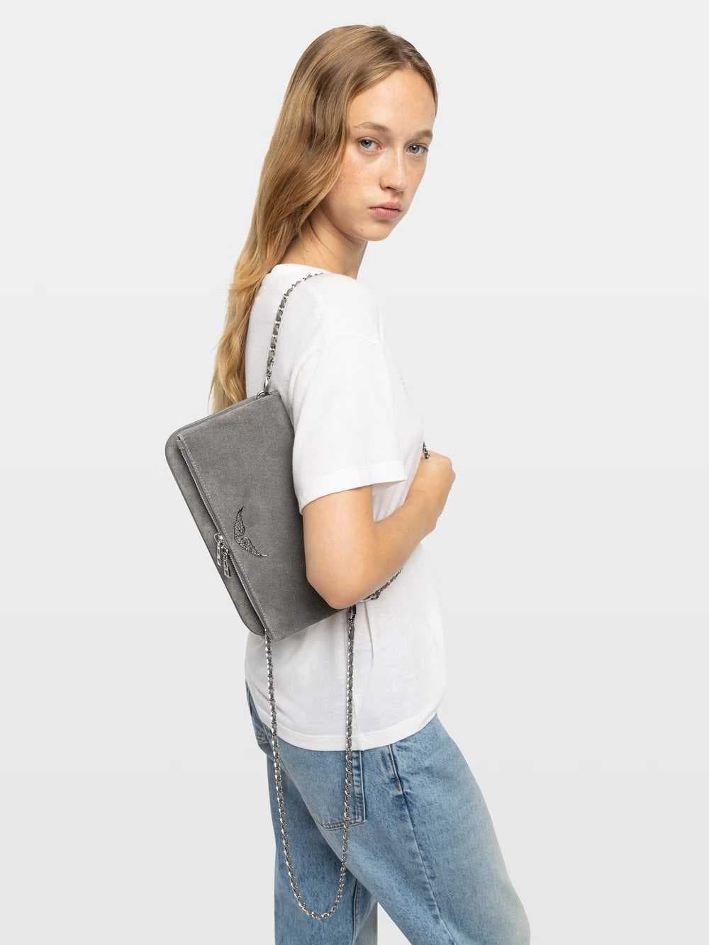 Rock Suede Clutch