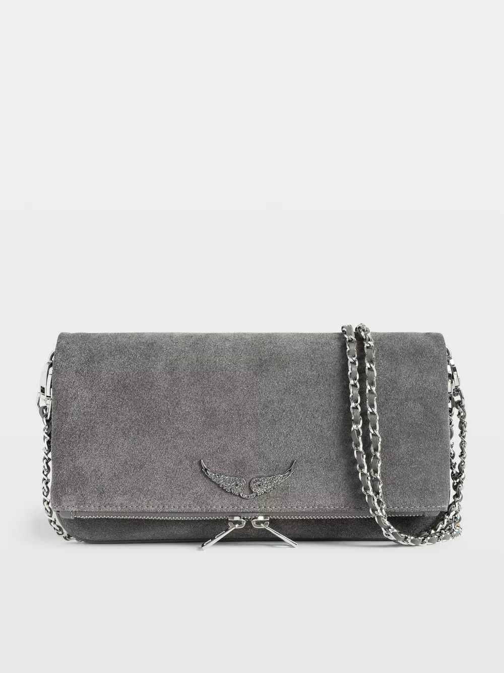 Rock Suede Clutch