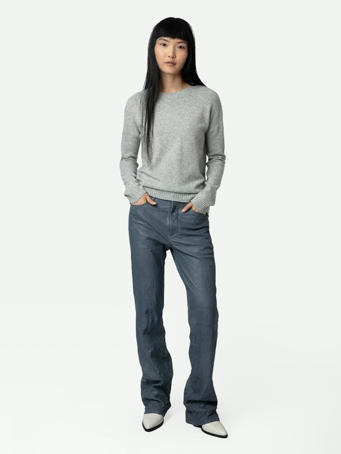 Cici Patch Cashmere Sweater