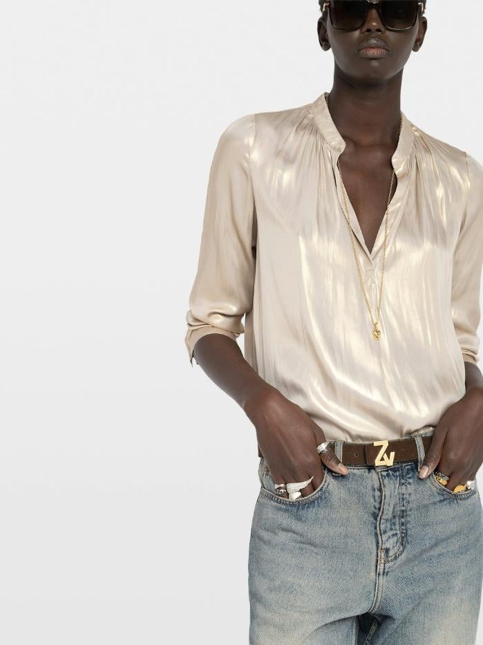 Tink Satin Blouse