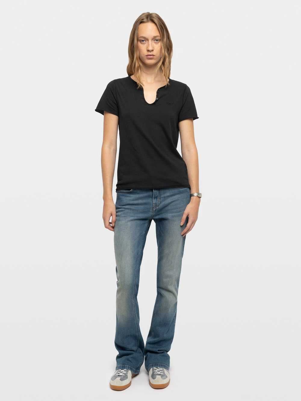 Fishnet Henley T-shirt