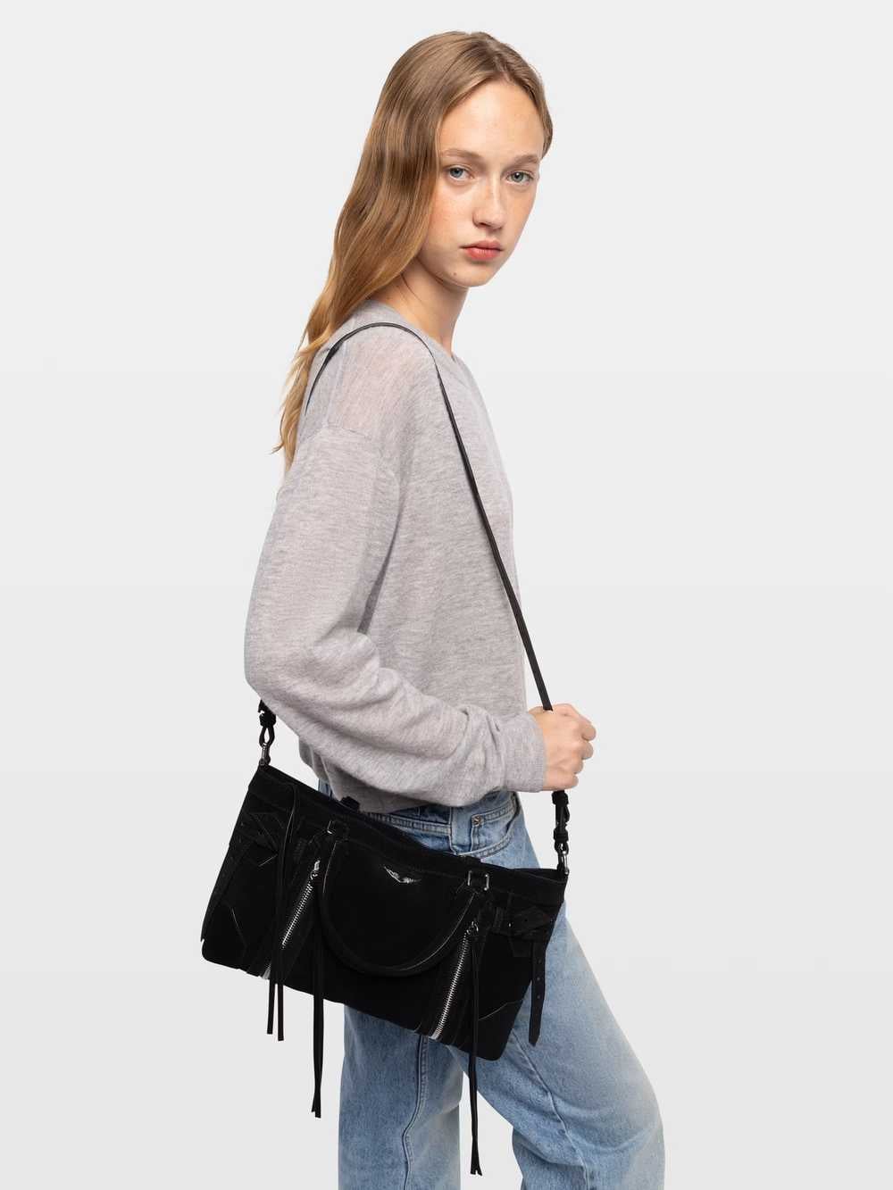 Madison Small Suede Bag