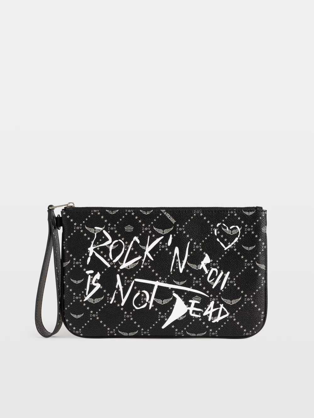 Z Pouch Monogram Arty Tag Clutch