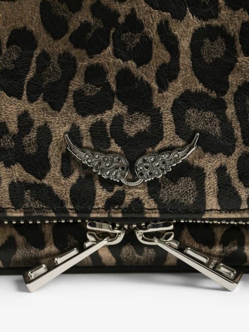 Rock Mini Metal Leopard Clutch