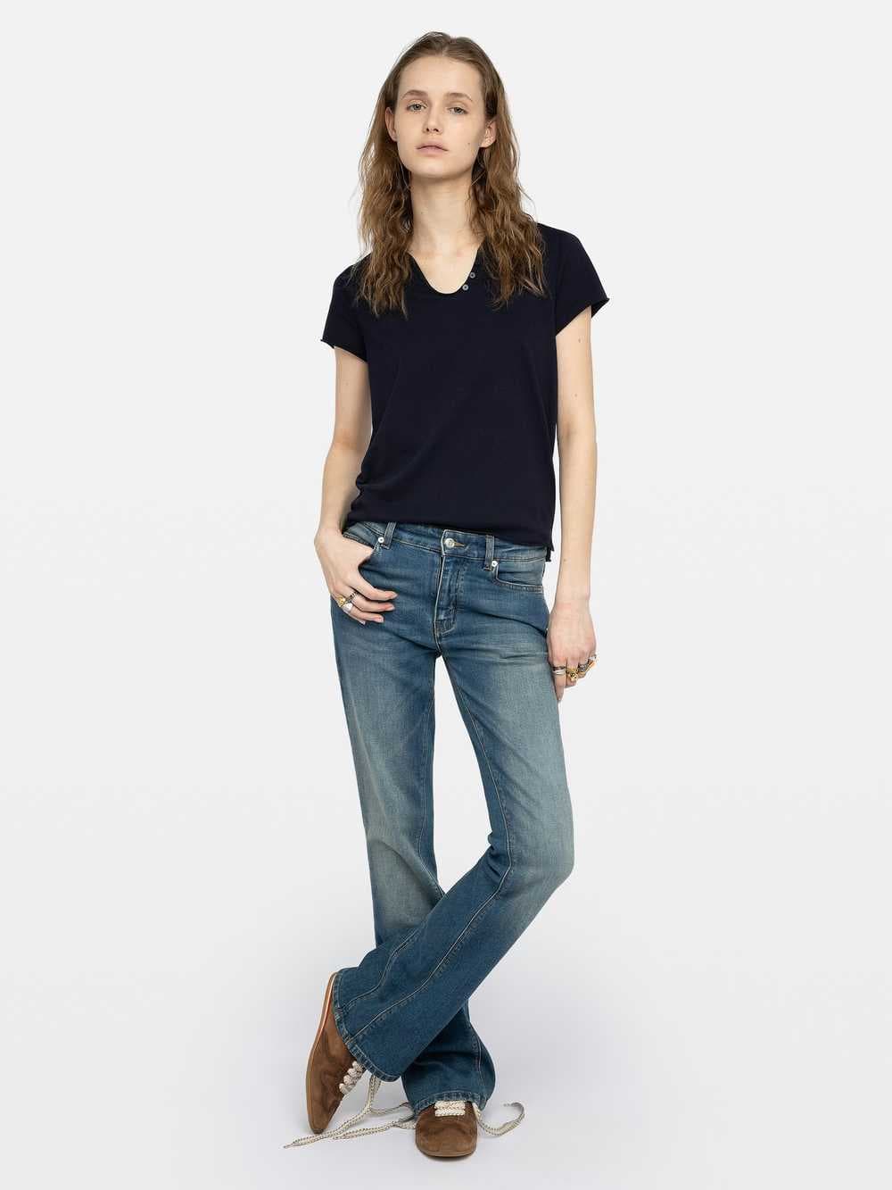 Fishnet Henley T-shirt