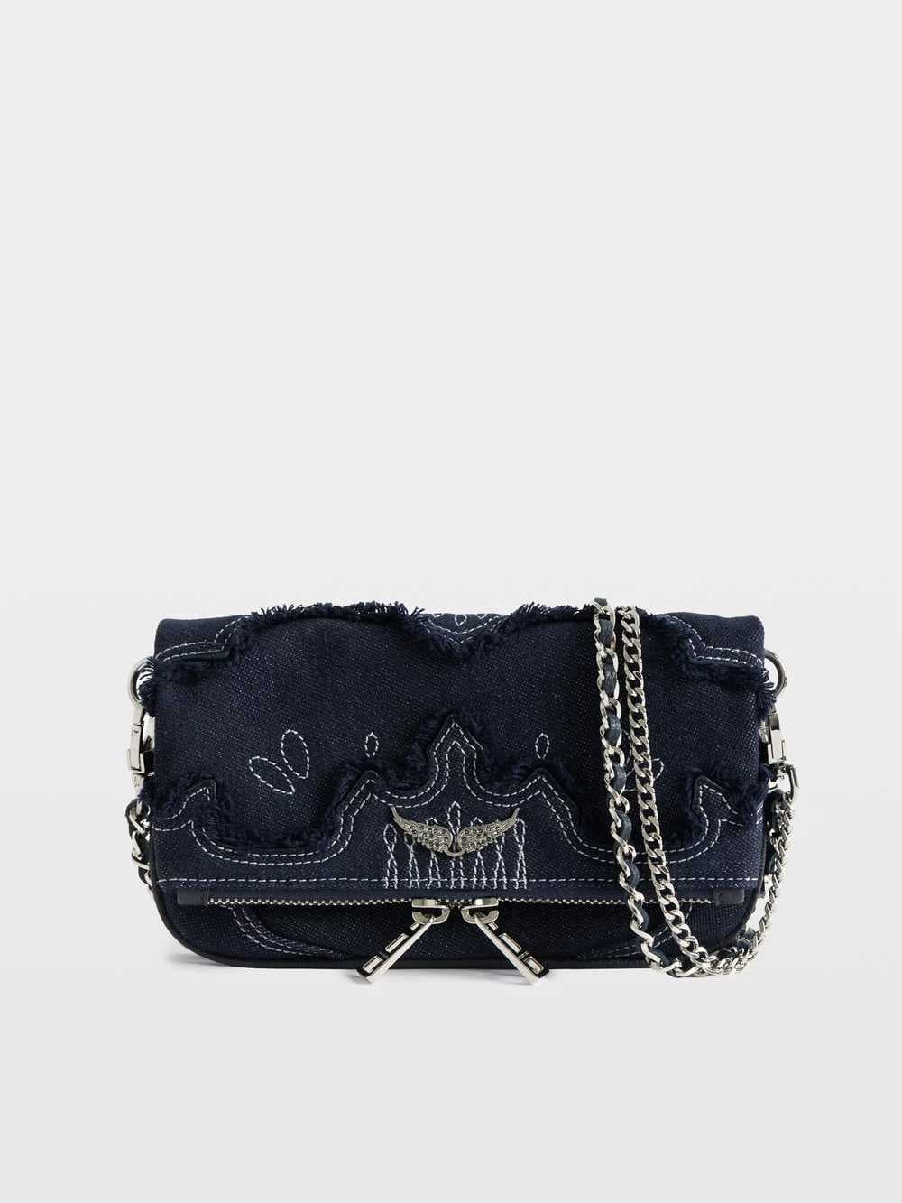Rock Mini Clutch Denim