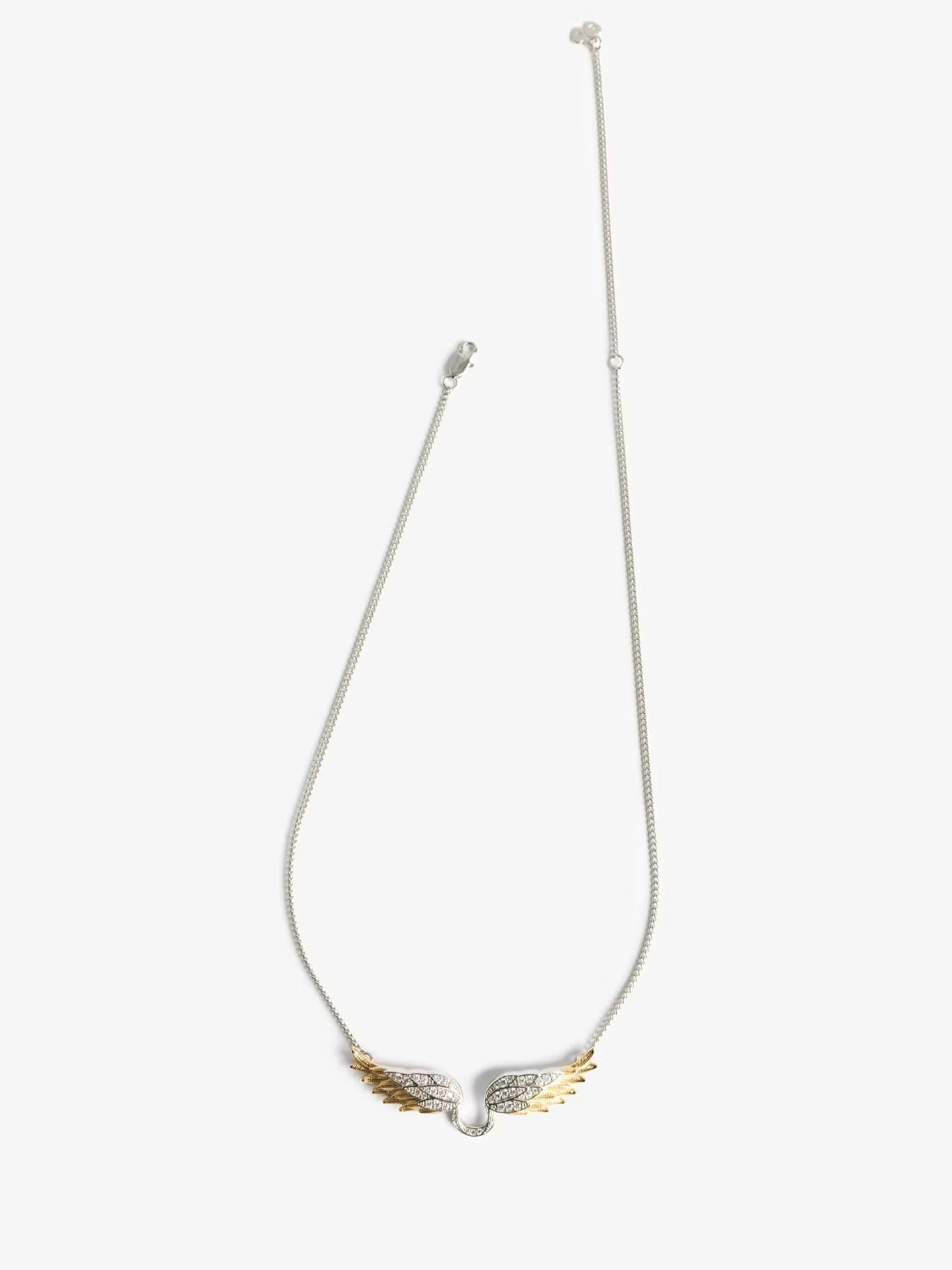 Rock Feather Necklace